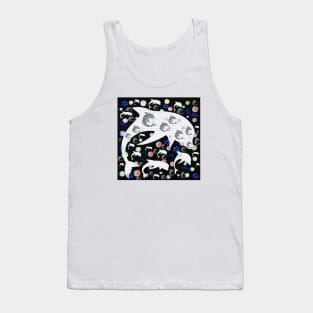 Dolphin Pattern Tank Top